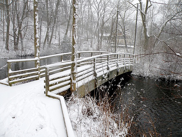 The Avalon Bridge and Boardwalk in Stony Brook. NATASHA COMMANDER