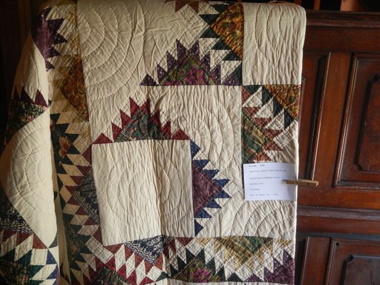Known as "Delectable Mountain," this is a contemporary quilt. CAREY LONDON