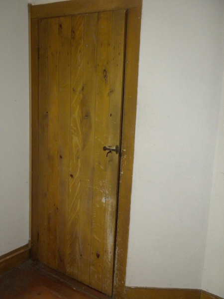 An original door inside the Enoch Pierson House. COURTESY BOB MURRAY