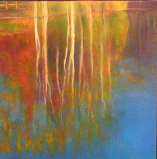 Joan Kraisky's "Autumn Reflections" at Delaney-Cook Gallery.
