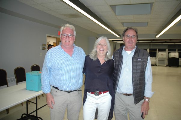 Aidan Corish, Kathleen Mulcahy and Bob Plumb on election night.  ELIZABETH VESPE
