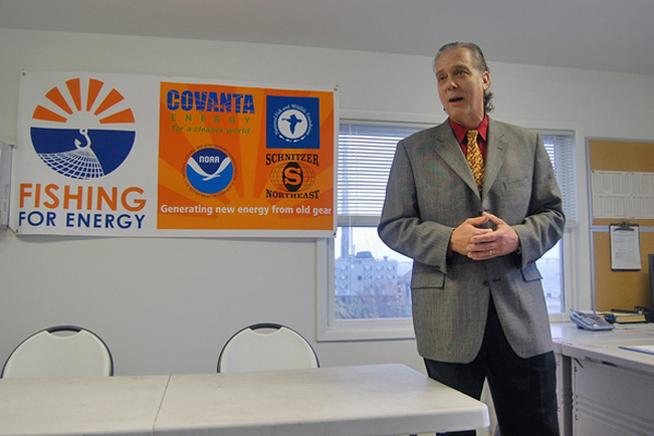 John Waffenschmidt, vice president of environmental science and community affairs at Covanta Energy.