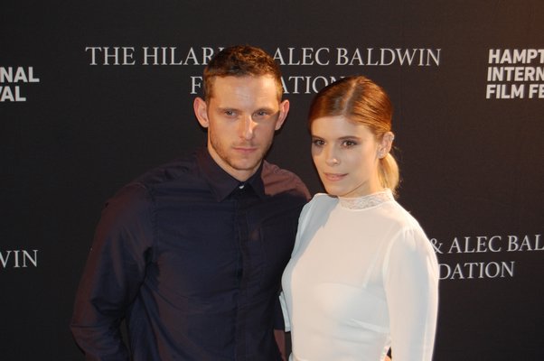 Jamie Bell and Kate Mara at a party for the Hilaria & Alec Baldwin Foundation and the Hamptons International Film Festival. JON WINKLER