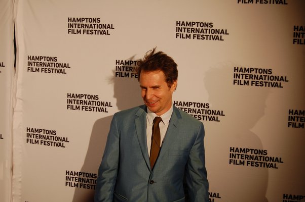 Actor Sam Rockwell at a screening for his film "Three Billboards Outside Ebbing, Missouri" at Guild Hall. JON WINKLER