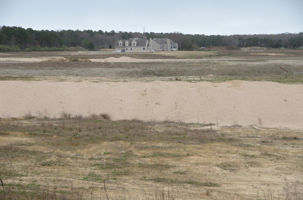 Once a Manorville sod farm, topsoil is stripped away leaving only our native sand for gardening when development takes place.