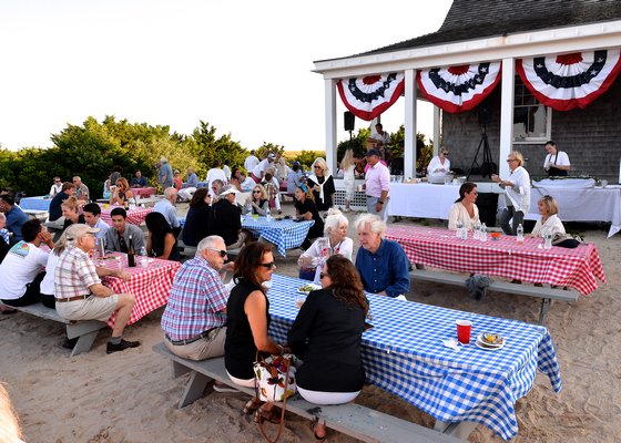 The fifth annual Amagansett Life Saving and Coast Guard Station Lobster Bake fundraiser was the hot ticket in town last Saturday. KYRIL BROMLEY