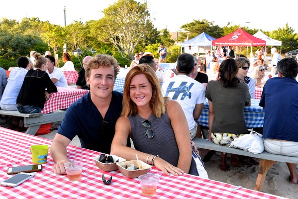 The fifth annual Amagansett Life Saving and Coast Guard Station Lobster Bake fundraiser was the hot ticket in town last Saturday. KYRIL BROMLEY