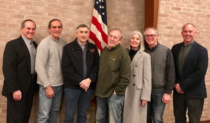 The Democratic Party's nominees for the 2019 town elections.  Courtesy The East Hampton Town Democratic Party