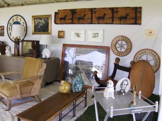 The East Hampton Historical Society gears up for the eighth annual East Hampton Antiques Show at the historic grounds of Mulford Farm from July 19-20. COURTESY EAST HAMPTON HISTORICAL SOCIETY