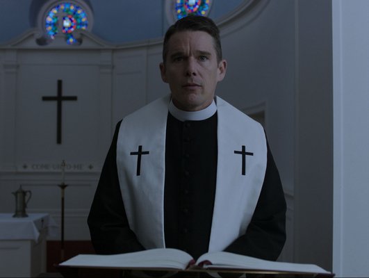 Ethan Hawke in 'First Reformed.' COURTESY LIONSGATE HOME ENTERTAINMENT