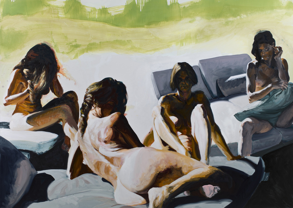 "Four Women" by Eric Fischl, 2010. COURTESY GUILD HALL