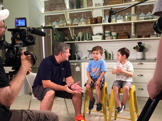 Joe Cross asks kids about their favorite foods in his new documentary, "The Kids Menu." COURTESY OF REBOOT WITH JOE
