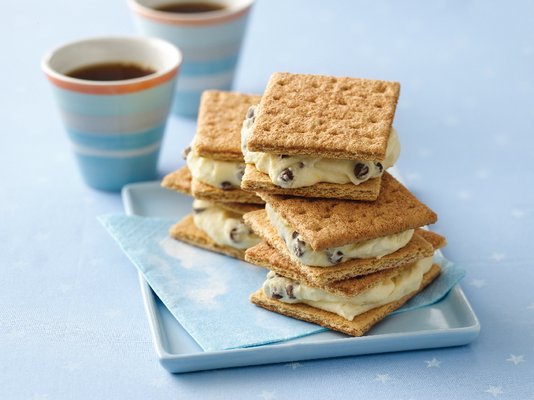 Frozen Cannoli Sandwiches from "Hungry Girl 200 Under 200: Just Desserts." By VAL BOURASSA