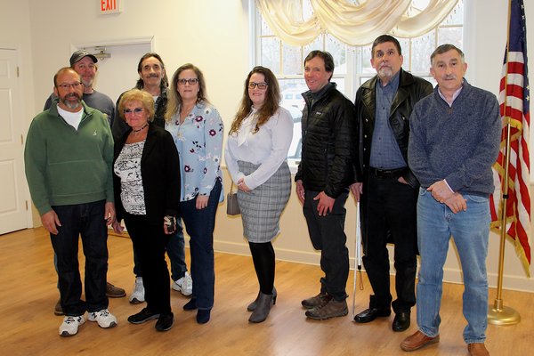 The East Hampton Town Republican nominees for Town Trustees, from left: Stephen Lester, Michael Havens, Rona Klopman, Dell Cullum, Susan Vorpahl, Fallon Bloecker Nigro, Rick Drew, David Talmage and James Grimes. KYRIL BROMLEY