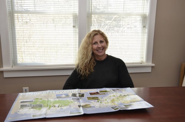Former Southampton Town Community Preservation Fund Manager Mary Wilson retired from her position last week. GREG WEHNER
