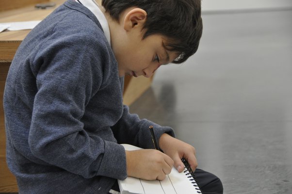 Brandon Braccia sketches. MICHELLE TRAURING