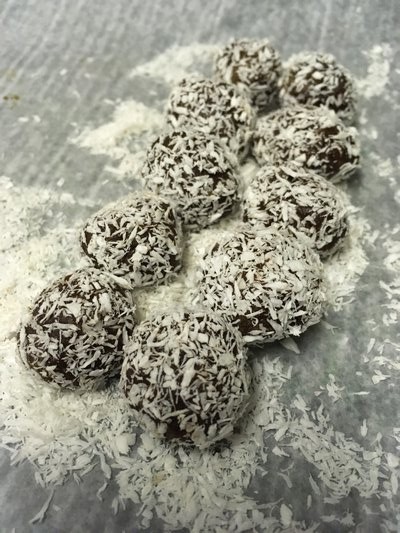 Coconut healthy truffles JANEEN A. SARLIN