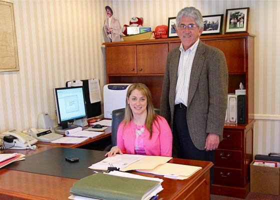 Rebecca Molinaro, who will replace Larry Cantwell as East Hampton Village administrator, started work on May 1. By KYRIL BROMLEY