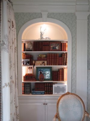 Bookcases pose unique challenges to designers and decorators. MARSHALL WATSON