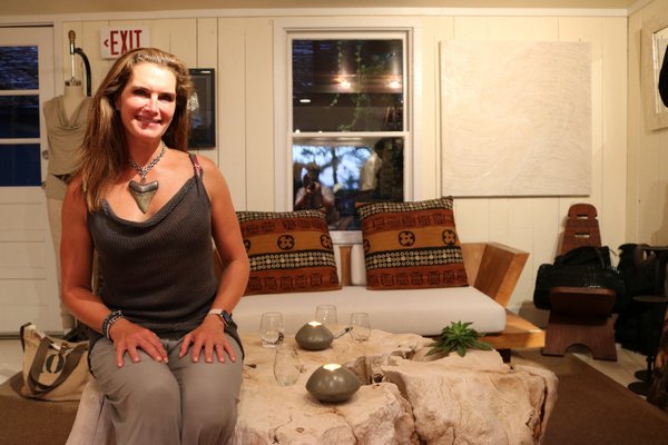 Brooke Shields in Urban Zen in Sag Harbor. Jack Sullivan