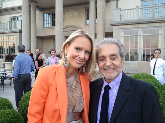 Louise and Vince Camuto at Villa Maria for the God’s Love We Deliver cocktail party they hosted in 2013.  PRESS FILE