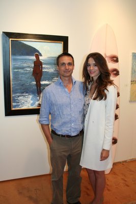 Marc and Tina D'Alessio at Market Art + Design's VIP Preview on Thursday night. Jack Sullivan