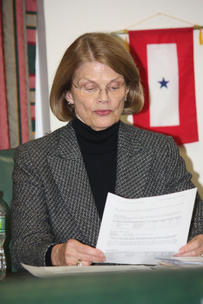 Southampton Town Councilwoman Nancy Graboski chaired a special meeting on Friday.