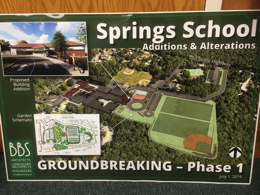 BBS Architects renovation and expansion plans for Springs School.