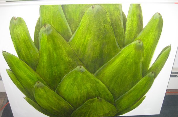 Work from Henry Koehler's upcoming artichoke show. BY COURTESY SUSAN MADONIA