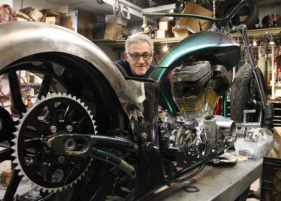 Nick Genender moved his company, New York City Choppers, to Sag Harbor in 2015. KYRIL BROMLEY