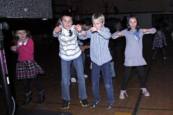 Dancing up a storm at the Springs Fire Dept Ladies' Relay For Life Family Dance-A-Thon to benefit the American Cancer Society at Springs School on Friday evening.