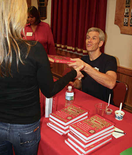 Rip Esselstyn, author of The Engine 2 Diet, visited East Hampton last week to give a presentation, answer questions and sign copies of his book.