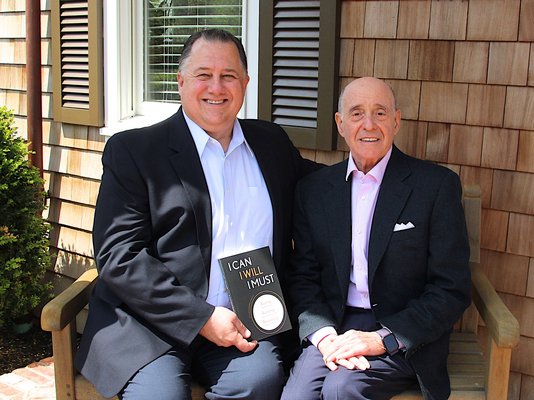 Eric Feil and Alan Schnurman, co-authors of 'I Can, I Will, I Must.' KYRIL BROMLEY