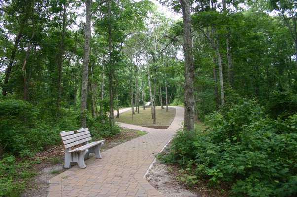 Recently approved rennovations will bring an amphitheater, a playscape, road access and a new parking lot to Good Ground Park in Hampton Bays. KYLE CAMPBELL