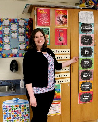 Amanda McKelvey is the Special Class Primary 1 teacher at John Marshall Elementary School in East Hampton. KYRIL BROMLEY