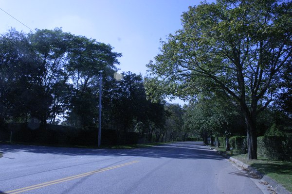 A stretch of Quogue Street included in a proposed historic district in Quogue. KYLE CAMPBELL