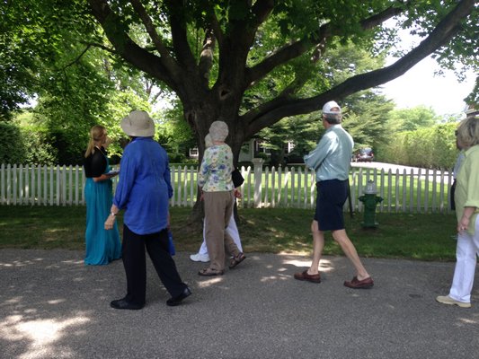 The Southampton Historical Museums’ summer walking tours began Sunday, June 29 along the historical Foster Crossing. MAGGY KILROY