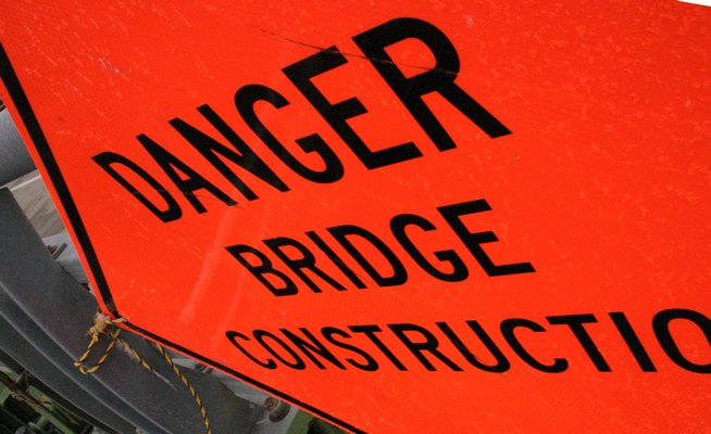 Starting Monday, November 18, the Quogue Bridge will be closed to road and boat traffic until further notice while the Suffolk County Department of Public Works replaces old parts. KYLE CAMPBELL