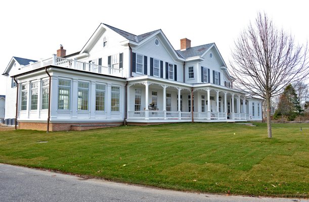 The Quogue Club at the Hallock House recently underwent an extensive renovation, returning it to its appearance 100 years ago. VERONIQUE LOUIS