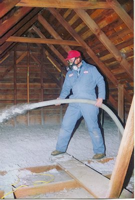 Adding insulation to the attic is an effecitve way to improve energy efficiency. COURTESY GORDIAN RAACKE