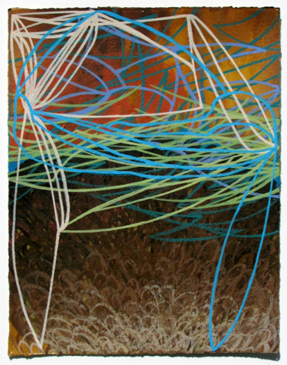 Janet Goleas's "Orchard" is now on view at and Sara Nightingale Gallery in Bridgehampton.