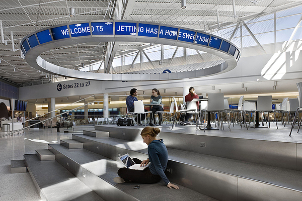 JetBlue Airways at Terminal 5 in Kennedy International Airport. DAVID JOSEPH