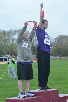 The Special Olympics at Hampton Bays High School on Sunday.