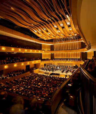 Inside Koerner Hall of the Royal Conservatory of Music in Toronto, by Marianne McKenna. TOM ARBAN TOM ARBAN