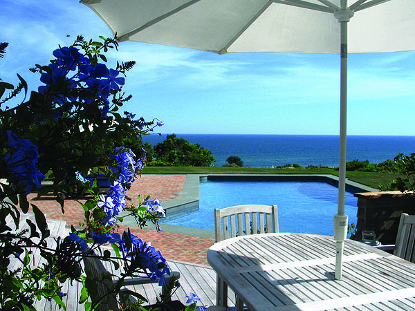 This view from the pool to the ocean will cost $200,000 from Memorial Day to Labor Day. COURTESY THE CORCORAN GROUP