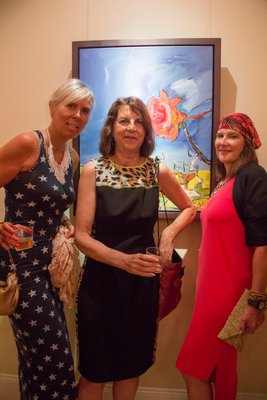 Julie Zoppo, Kathryn Jones and Heather Mcardle at Mark Borghi Fine Art at 'The Drawn Blank Series' opening by Bob Dylan. MAGGY KILROY