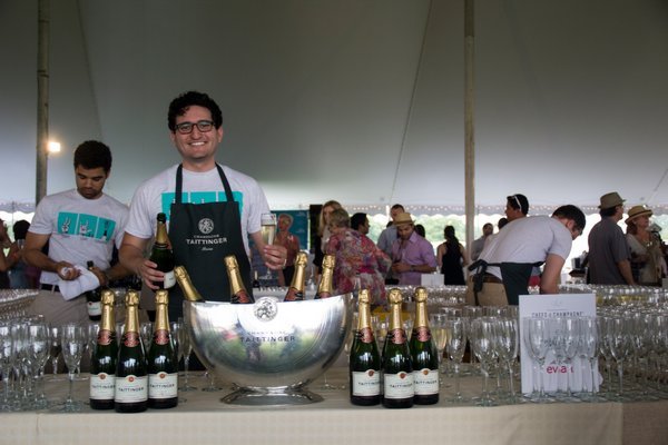 Scenes from the James Beard Foundation's Chefs and Champagne annual event held at the Wölffer Estate Vineyard on June 26. MAGGY KILROY