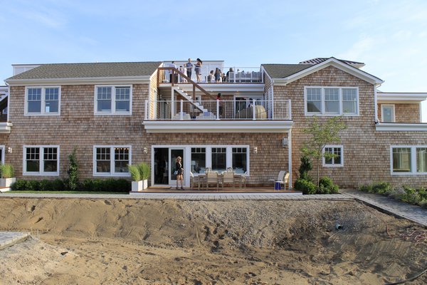 Ponquogue Point, a condo complex that is under construction in Hampton Bays, was opened to the public on Friday, July 17. KYLE CAMPBELL