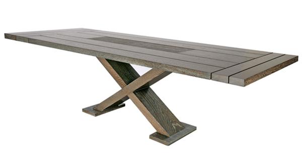 Equis dining table and chairs by Berman Rosette.