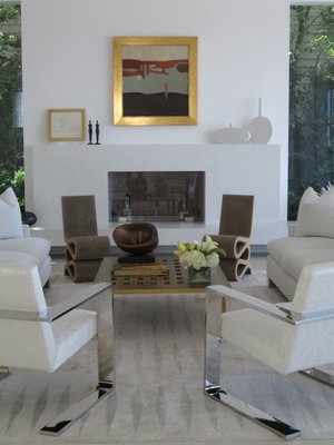 White furniture and white walls. MARSHAL WATSON